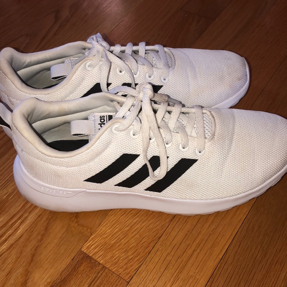 White and black, adidas sneakers